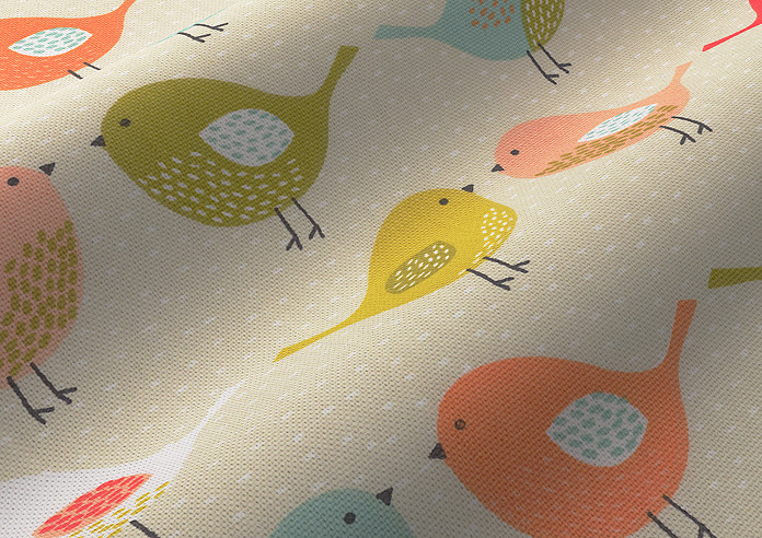 Birds, Multi - Roman Blind - Image 4